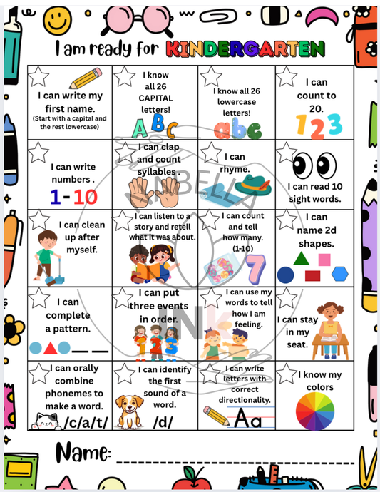 Customizable for all grade levels